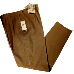 Casual Corner Pants/Trousers  sz 14 High Rise  Vintage  Stretch  Dark Taupe  NWT